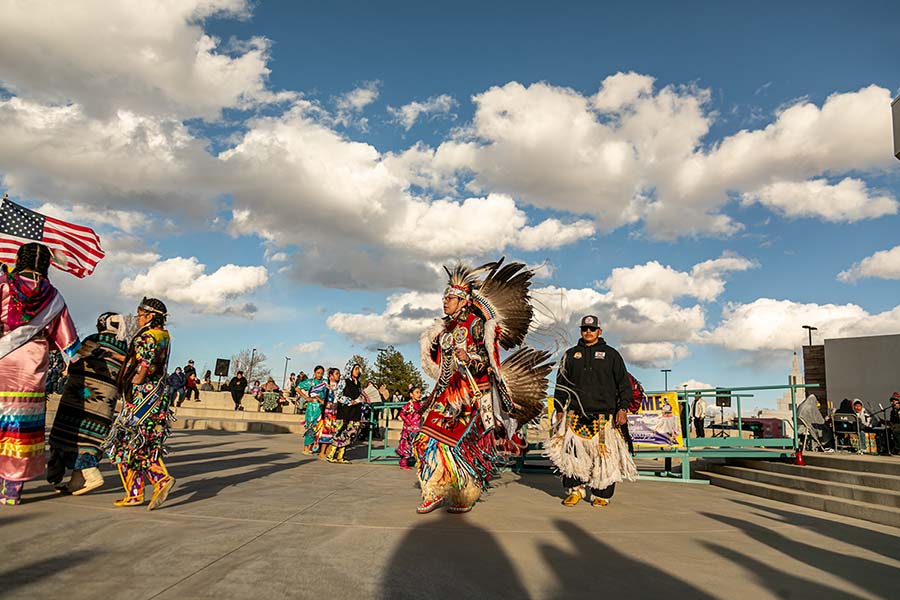 San Juan College annual powwow. Native American Studies at SJC is rooted in rich culture and Dine traditions, language and customs like the powwow.