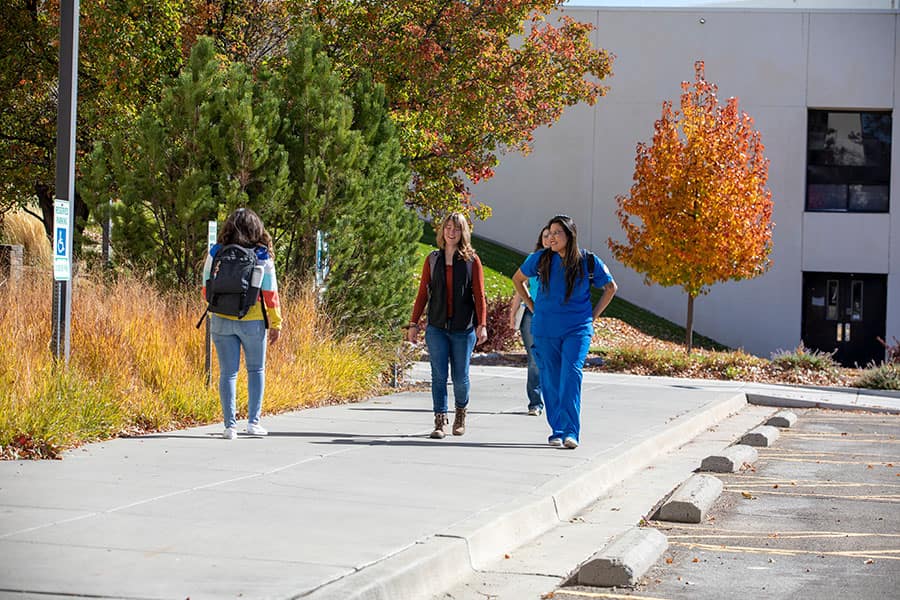 San Juan College Students Tour Campus