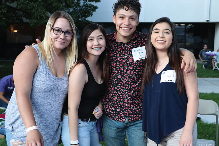 Four San Juan College Students Smiling