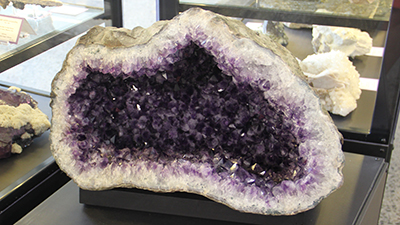 Amethyst Geo in the Dugan Museum