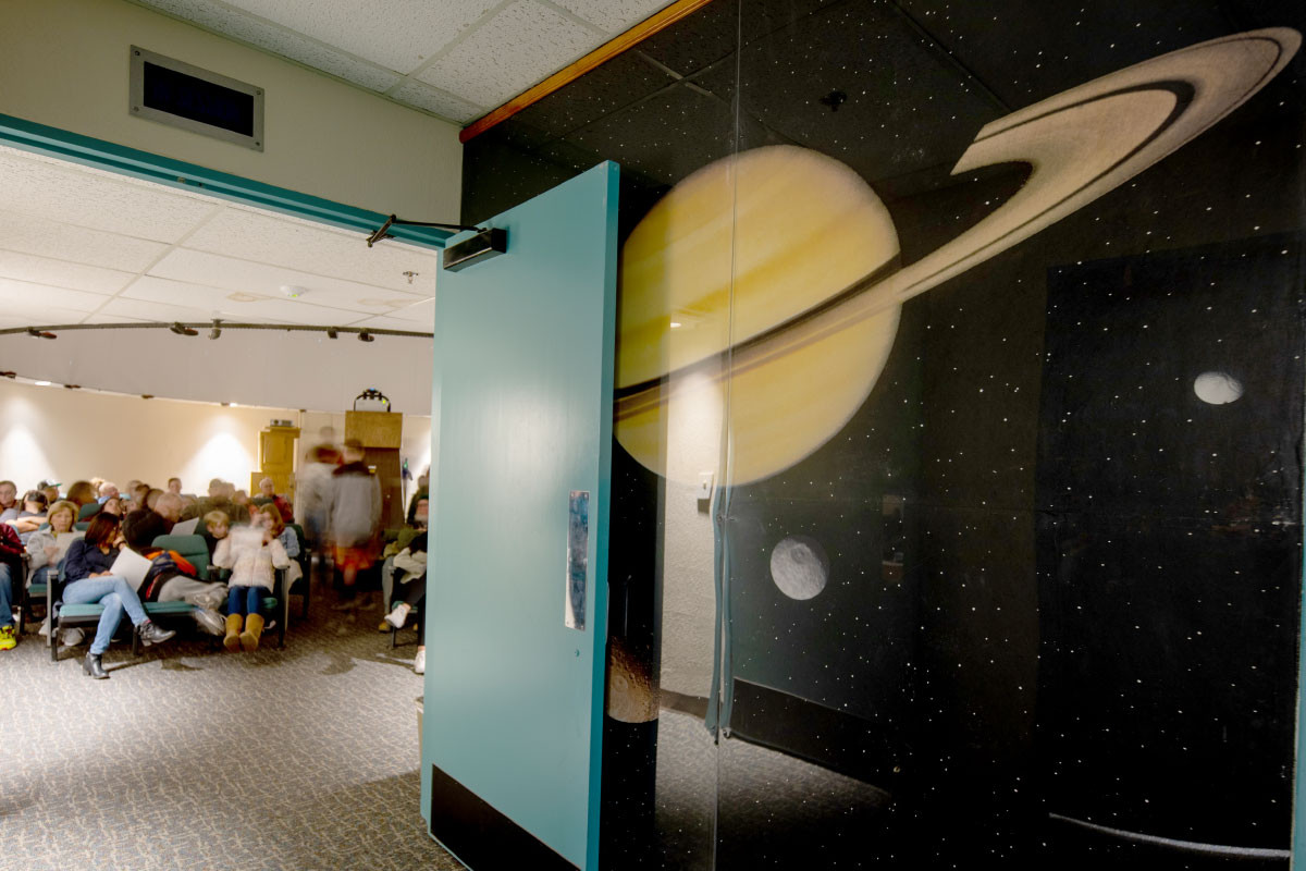 Entryway to the Planetarium.