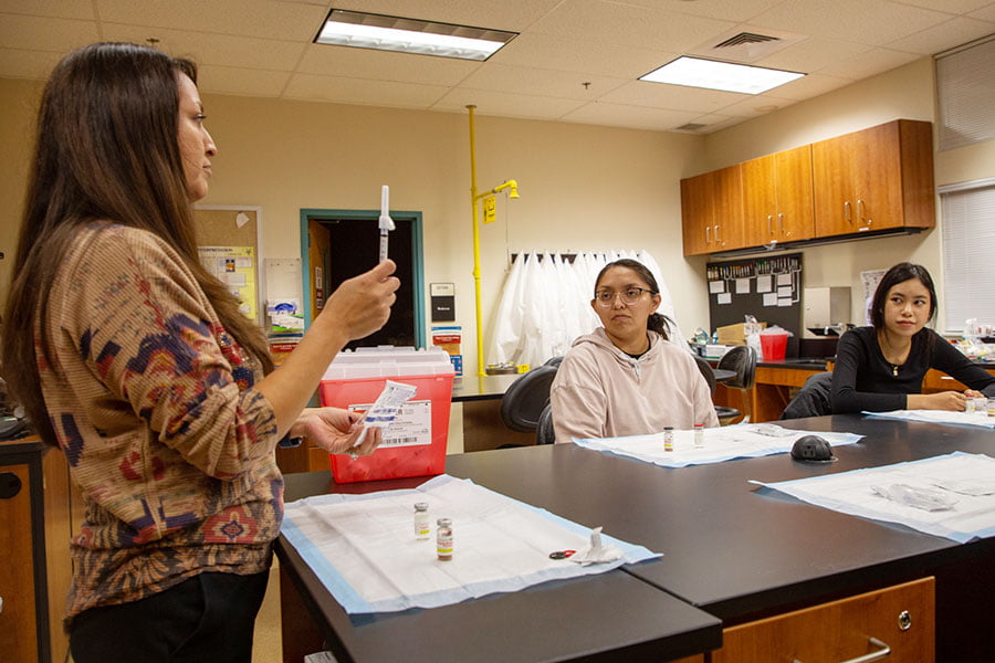 Students in the Pharmacy Technician Certificate Program at SJC