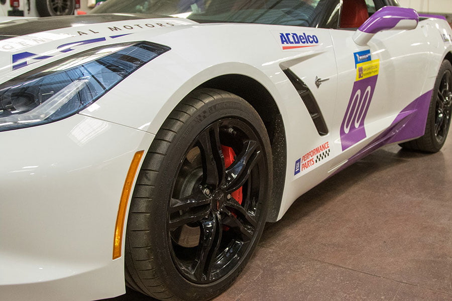 Vehicle in the Automotive Service Educational Program at SJC!