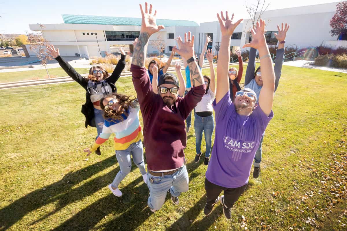 A group of SJC students who are Street Team members