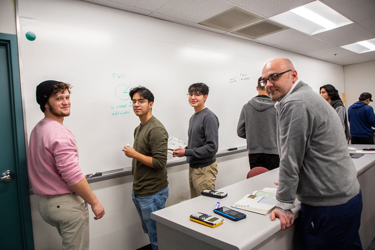 SJC Students in classroom.