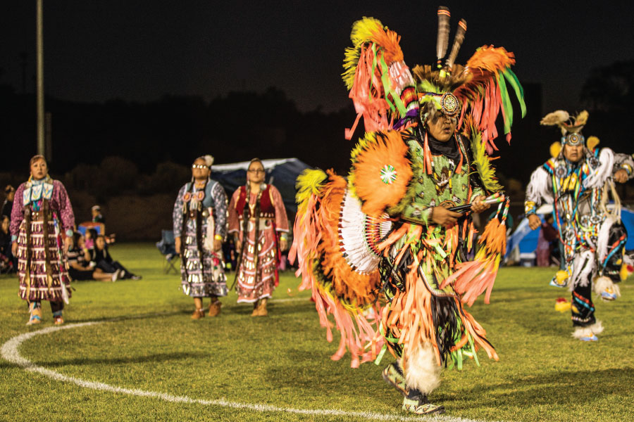 Native American dancers