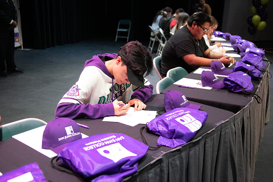 SJC Students at National Signing Day 2022