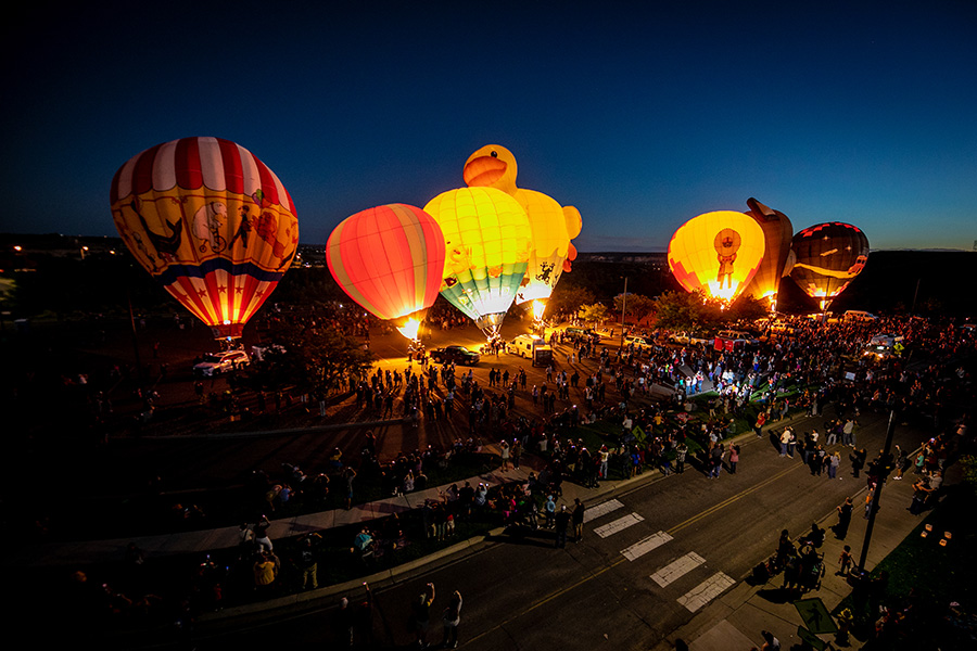 Balloon Glow at San Juan College