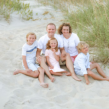 Camille Turner and family