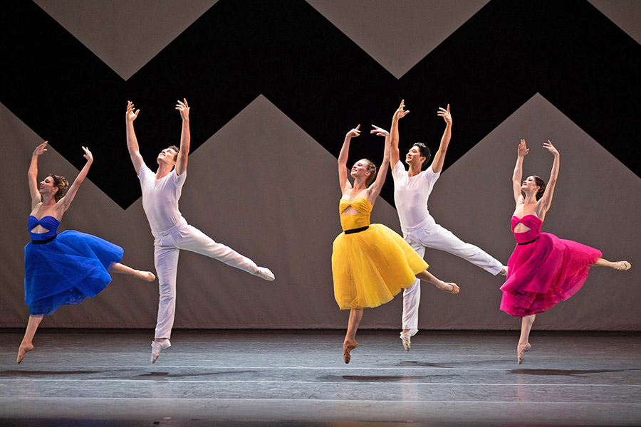 Ballet Dancers on stage