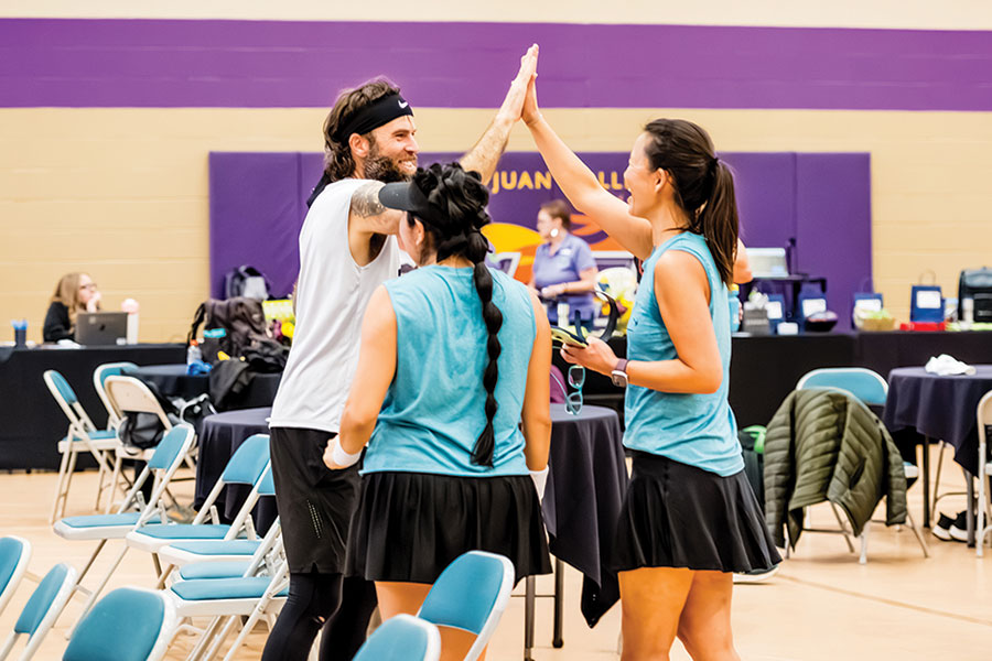 Players from the 2026 Pickleball Tournament at San Juan College