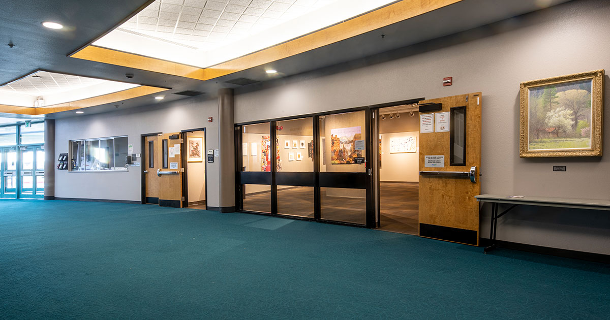 The entrance to the Henderson Art Gallery